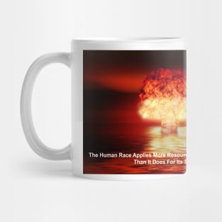 Human Race Extinction Instead Of Survival 2023 Mug